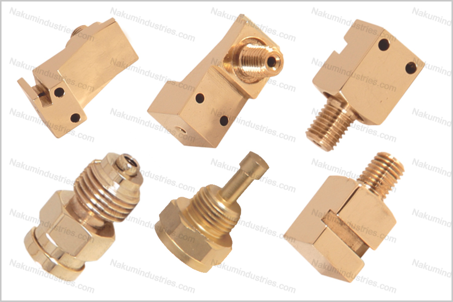 Brass pressure gauge parts components